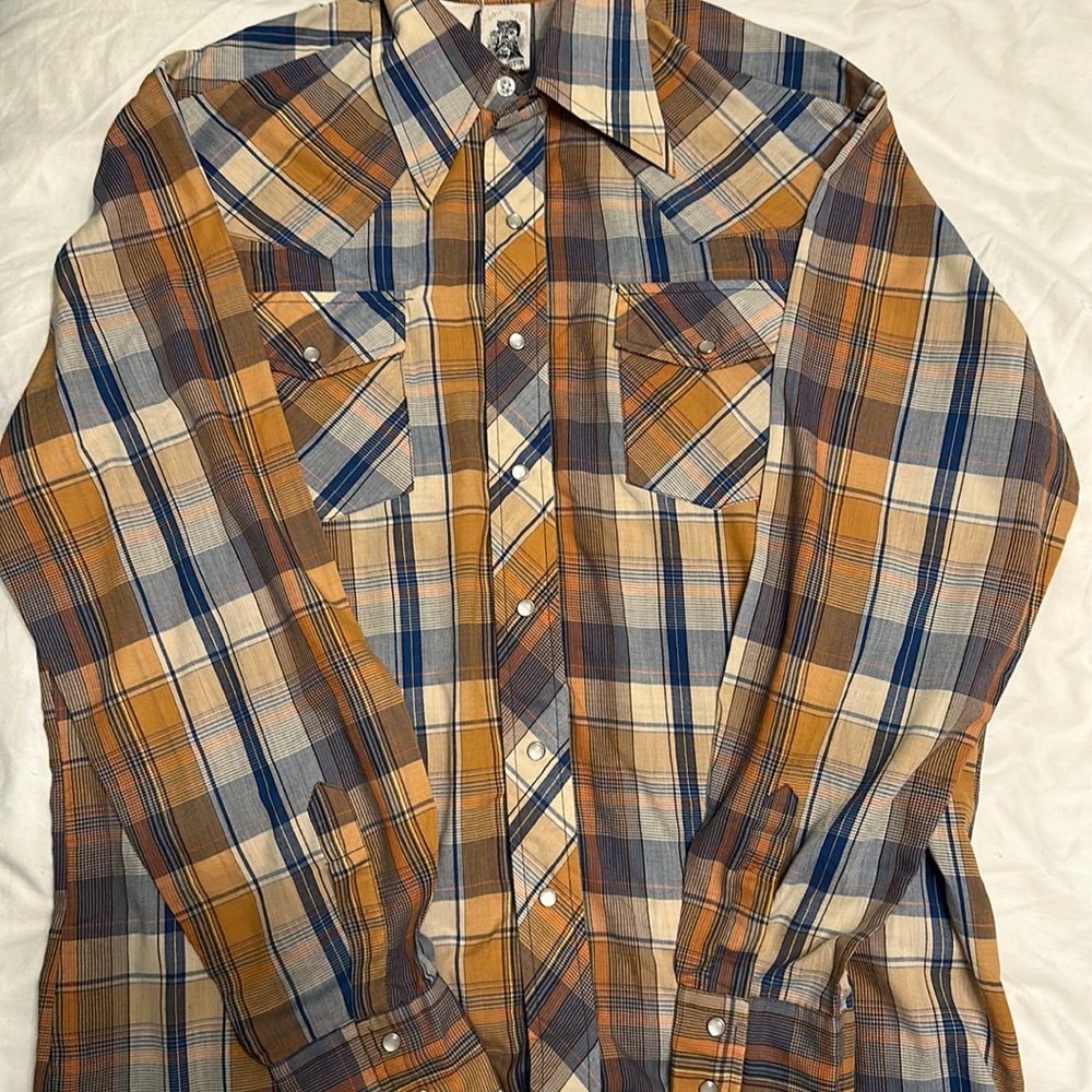 Vintage 70s Kennington California western rockabilly shirt. EC.
